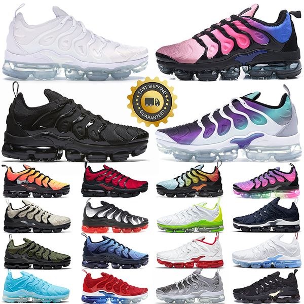 2024 TN Plus scarpe da corsa tns per uomo donna Triple Nero Bianco Ciliegia Rosso Blu Hyper Violet Uva Light Bone uomo donna scarpe da ginnastica sportive all'aperto sconti