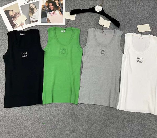 Tank-Top-T-Shirt für Damen, Designer-T-Shirt, weißes Damen-Crop-Top mit Stickerei, sexy schulterfreies schwarzes Tank-Lässiges, ärmelloses, rückenfreies T-Shirt. Alle Arten von Mode