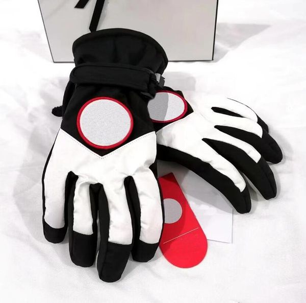 Cananda Gooses Glove Роскошные ветрозащитные теплые мужские и женские перчатки высшего качества для зимних видов спорта на открытом воздухе Теплые лыжные перчатки с пятью пальцами 978