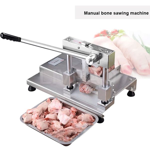 Edelstahl-Knochenschneidemaschine, multifunktionaler gefrorener Fleischschneider, Schweinefleisch, Lammkoteletts und Rippenschneider