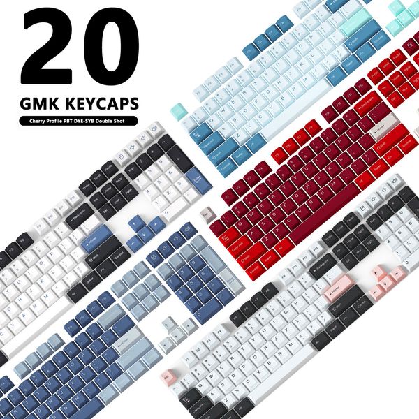 Клавиатуры KBDiy GMK Keycap tembakan ganda Olivia Shoko Jamon WOB Red Samurai Botanical PBT Cherry Profile untuk Keyboard mekanik 230905