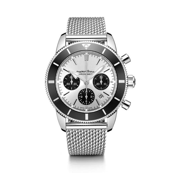 Часы U1 Top AAA Bretiling Superocean Heritage Watch B20 со стальным ремнем, автоматический механический механизм, полностью рабочие, высококачественные мужские наручные часы wa CmnX, водонепроницаемые часы Montre De