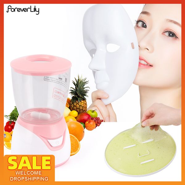 Dispositivos de cuidados faciais Fabricante de máscara facial DIY Fazendo máscara Máquina de beleza Automática Máscara facial de vegetais Colágeno natural Fruta Máscara facial Kit 230904