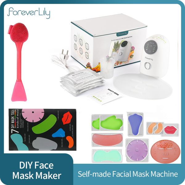 Dispositivos de cuidados faciais Automático DIY Face Mask Maker Natural Colágeno Vegetal Fruta Self-made Máscara Máquina Cuidados com a pele Maquiagem em casa Ferramentas de beleza 230904