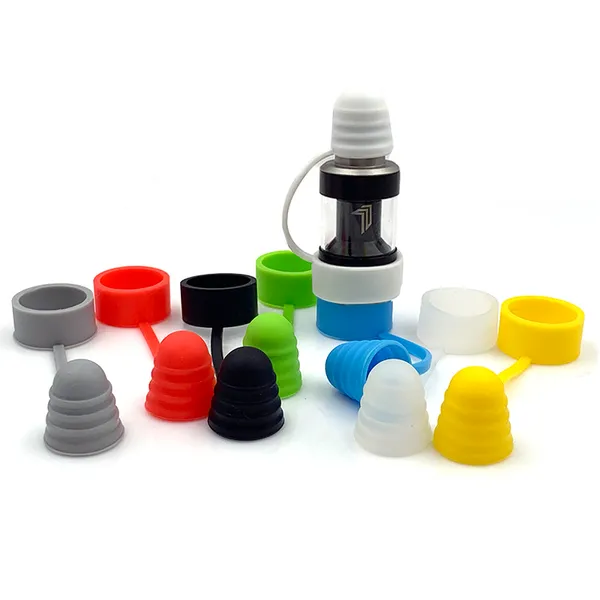 Tappo antipolvere con cappuccio antigoccia in silicone morbido per boccaglio RDA da 510 fili