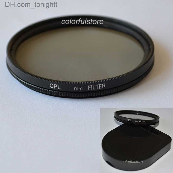Filtreler 28mm 28 37 40.5 46 49 52 55 58 62 67 72 77 82 82mm CPL C-PL Daire Polarizör Polarizasyon Filtre Lens Filtreleri Kamera Lensleri için Q230905