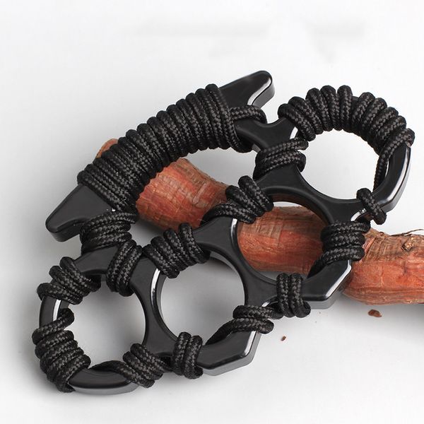 Sicherheitsseil, starker Metall-Knuckle Duster, Handverschluss, Outdoor-Fitness, Boxen, Kampf, zerbrochene Fensterschutz