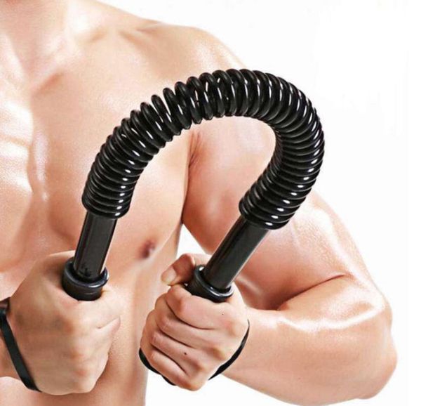 Apertos de mão homens adultos braço peito treinamento de força mola power twister barra exercício fitness ferramentas ele escritório esporte desenvolvedor 20kg 230904