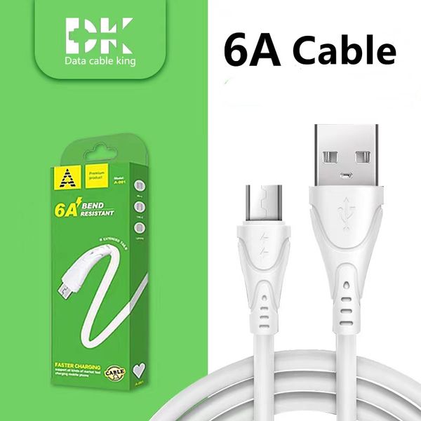 6A USB Typ C Kabel Handy Ladegerät Draht 1M Schnelle Lade USB C Datenkabel Für Xiaomi Samsung S22 POCO Oneplus