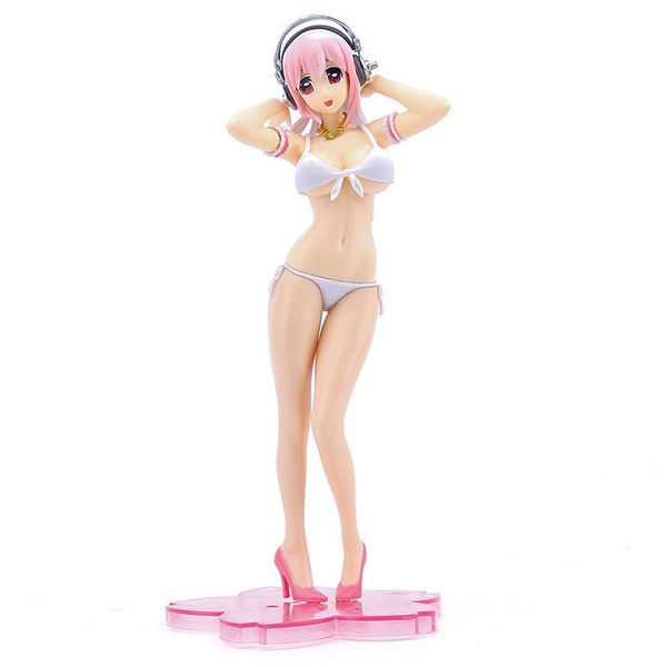 Giocattoli con le dita 19 cm SUPERSONICO Action Figures Ragazze in bikini sexy Figura Modello da collezione in PVC Giocattoli Ornamenti Arredamento della camera Regalo