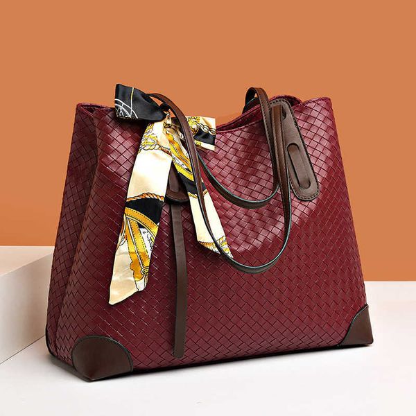 Borsa di lusso Bottga Vene borsa in pelle intrecciata borsa shopping tote moda con sciarpe borsa a tracolla moda X