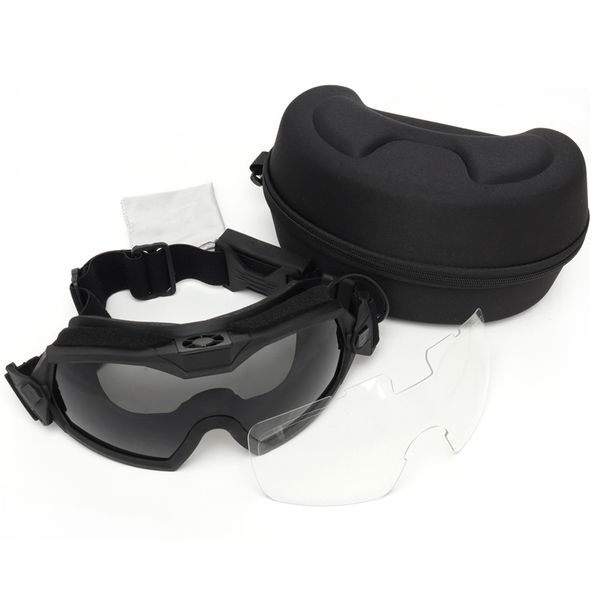 Taktische Sonnenbrille, Anti-Fog-Taktikbrille mit Mikroventilator, für den Außenbereich, Airsoft, Paintball, schützende Militär-Motorradbrille für die Jagd im Freien, 230905