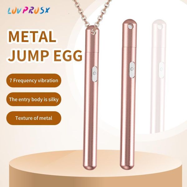 Vibrador Mini Bala Vibrador Magnético Dedo Vibrador Sex Toy Shop Clitoral Estimulador Jump Colar Massageador 230904