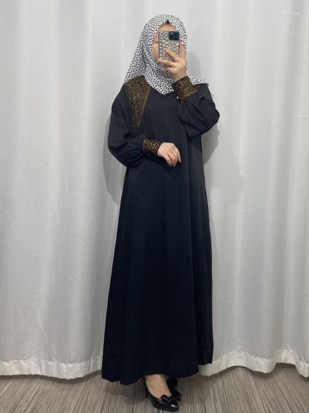 Roupas étnicas Islam Ramadan Abaya Cor Sólida Casual Robe Femme Musulmane Solto Vestido de Senhoras Com Cinto Para Médio Oriente Arábia.