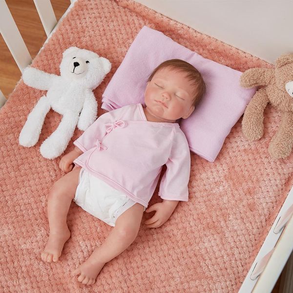 Bambole Avani Doll Full Body in silicone solido Baby Lifelike Reborn Realistic Born 230904