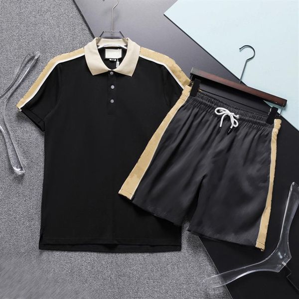 maglietta polo designer Tute da uomo Set Jogger Tuta sportiva Uomo Donna Pantaloni corti polo Pullover Tute Uomo Tute sportive Set2487