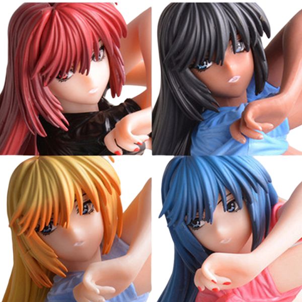 Brinquedos de dedo anime semente de orquídea jovem hip capa gal figura menina pvc adulto figuras de ação coleção modelo brinquedo bonecas presente