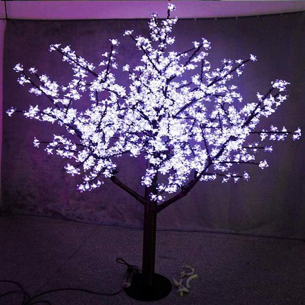 LED Albero in fiore di ciliegio Luce esterna impermeabile Albero artificiale 5 piedi 540 led Rosa Verde Bianco Blu Colore per le vacanze di Natale Wed297G