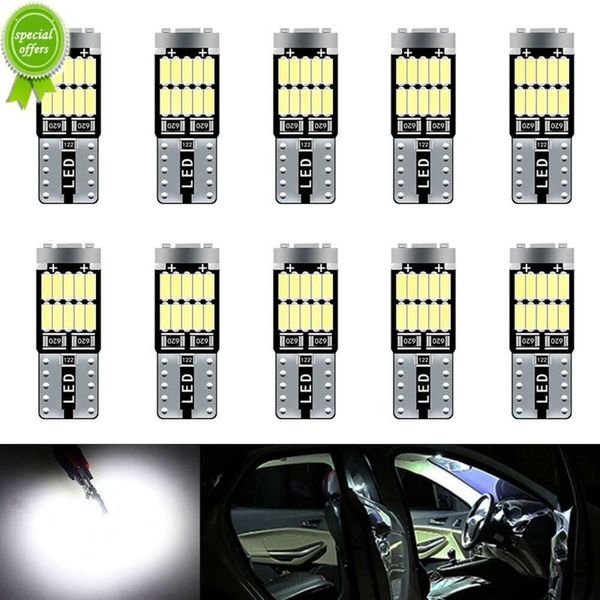 Neue 10 stücke T10 W5W 194 501 Led Canbus Kein Fehler Auto Innen Licht T10 26 SMD 4014 Chip reine Weiße Instrument Lichter B