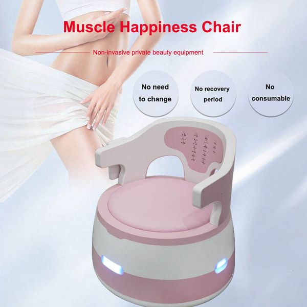 Sıcak Satış EMS Vücut Takım Pelvik Zemin Sandalye Asansör Kalça Elektro Stimülasyon Makinesi EMS İdrar Sızıntısı Tedavi Makinesi Kas Mutluluk Sandalye