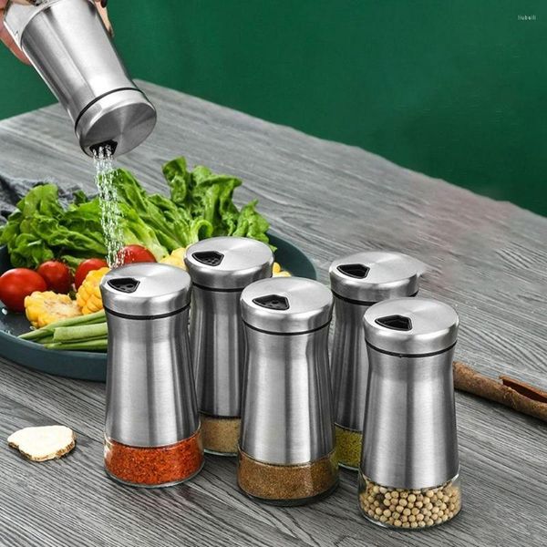 Garrafas de armazenamento 1 pçs durável girando multi furos conveniente cozinha recipiente ferramenta condimentos caixa tempero pote especiarias garrafa