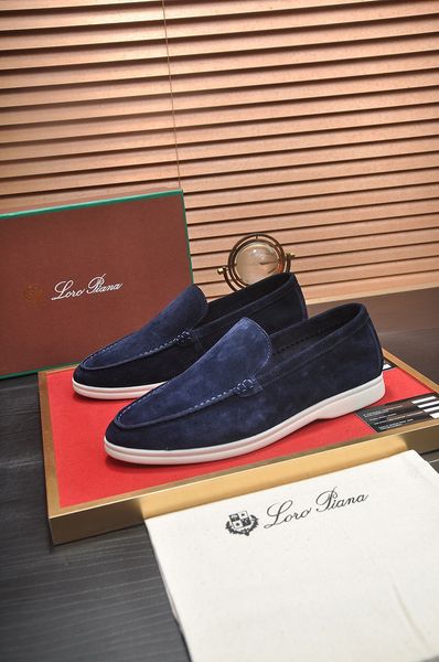 Neue Marke Piana Herren- und Damen-Loafer-Kleiderschuhe aus echtem Leder, hochwertiges Schuhwerk, große Größe 34–48