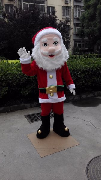 Санта-Клаус талисман Рождественский человек костюм талисмана на заказ необычный костюм аниме комплект талисман тема маскарадный костюм карнавал 41230
