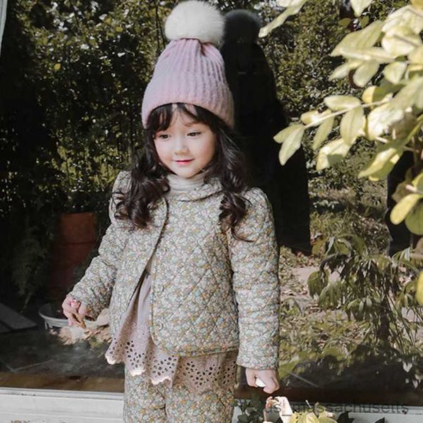 Piumino invernale nuovo confortevole moda ragazza carino cappotto spesso giacca invernale per bambini vestiti per bambini vestiti invernali per ragazze R230905