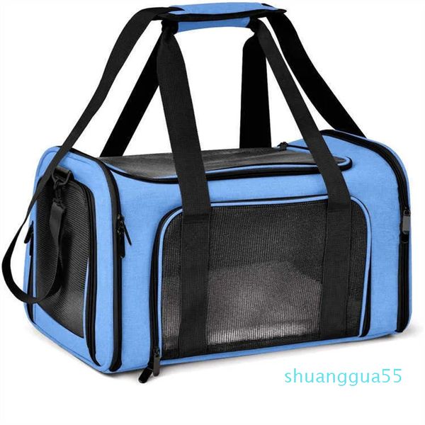 Duffel grande capacidade saco de viagem do cão ao ar livre novo gato saco portátil pet saco portátil pequeno cão dobrável respirável gato mochila gato gaiola