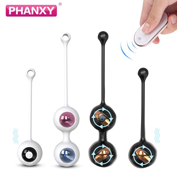 Proiettili di uova PHANXY Kegel Balls vibratore giocattoli del sesso per le donne 9 velocità Geisha G Spot muscolo vaginale esercizio stretto Sexules 230904