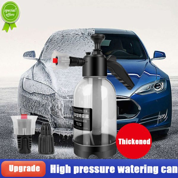 Neue 2L Hand Pumpe Schaum Sprayer Waschmaschine Schaum Schnee Schaum Hochdruck Auto Waschen Spray Flasche für Auto Hause Reinigung