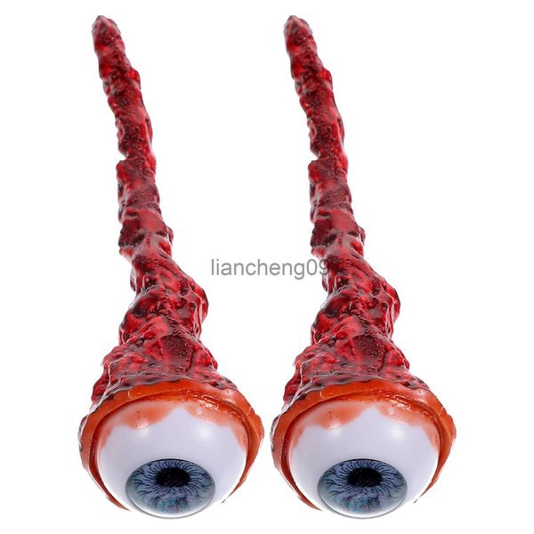 Decoração de festa 2 pcs globos oculares falsos falsos assustadores decoração de halloween horror adereços partes do corpo decorações de halloween látex olhos falsos acessórios de festa x0905 x0905