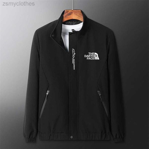 Neue Frühjahr und Herbst Herren Jacke Stehkragen Casual Trend THE DARTH FACE Print Oversize Jacke316b