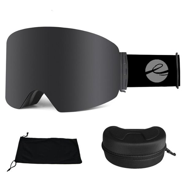 Óculos de esqui locle otg óculos de snowboard máscara para homens mulheres óculos antifog cilíndrico uv400 motocicleta snowmobile óculos adulto 230904