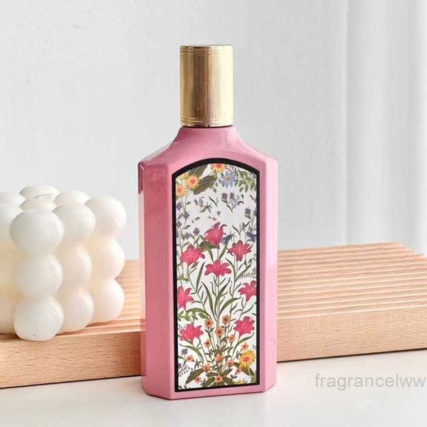 Роскошный дизайнерский парфюм Flora Gorgeous Magnolia для женщин Жасмин 100 мл Gardenia Parfum Fragrance Стойкий запах Девушка Женщина Цветочный цветочный аромат Спрей 98ad