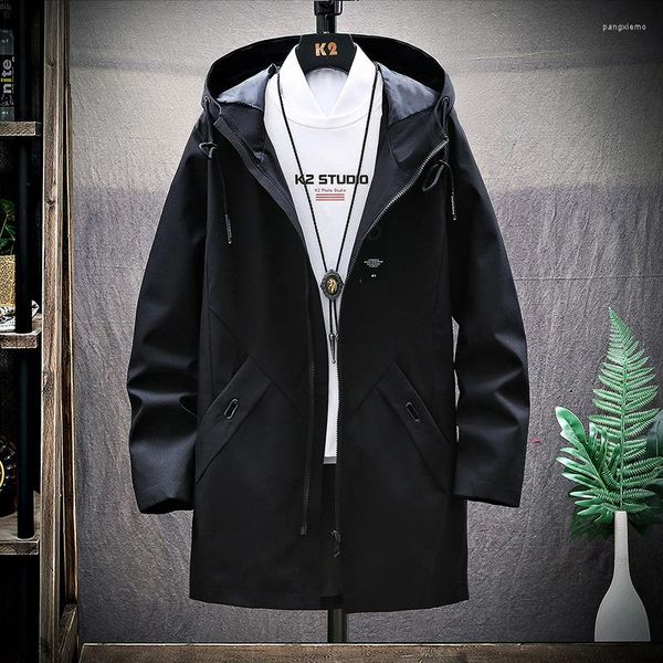 Männer Jacken Top Qualität Winter Verdicken Marke Designer Casual Mode Outwear Parkas Jacke Männer Longline Windjacke Mäntel Kleidung