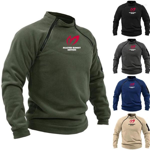 Herren-Kapuzenpullover, taktische Outdoor-Fleecejacken, Jagd, Sporttuch, warmes Reißverschluss-Sweatshirt, winddichter Mantel, Wandern, Militär-Oberteil