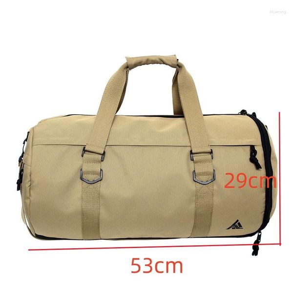 Duffel sacos marca de alta qualidade oxford viagem duffle grande capacidade forte lazer bolsas à prova dwaterproof água pano macio powlings grande buket