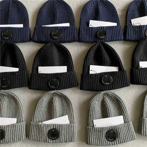Мужская шапка-бини Cp, дизайнерские шапки, повседневная теплая толстая вязаная шапка, шерстяные шапки, универсальные модели для пар 3ybi YMO1 YMO1