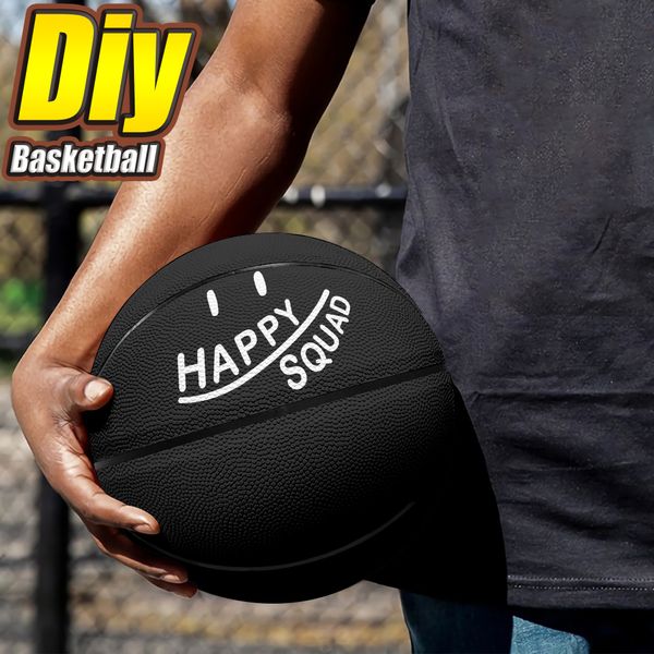 Benutzerdefinierte Basketball DIY Basketball Jugendliche Männer Frauen Jugend Kinder Outdoor-Sportarten Basketballspiel Team Trainingsausrüstung Direktverkauf ab Werk 124192