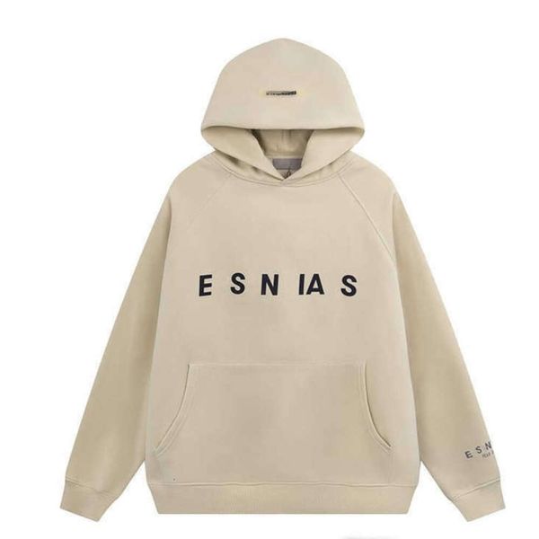 Tasarımcı Erkek Hoodie Essclothing Klasik Mektup Baskılı Yüksek Kaliteli Pamuklu Uzun Kollu Üst Rahat Hip Hop Sokak Giyim Birden Fazla Stil Polar Hoodies Paltolar