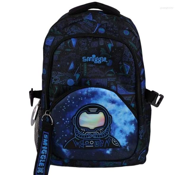 Mochilas escolares Mochila infantil menino mochila azul robô para redução de carga 7-12 anos de idade grande capacidade 16 polegadas