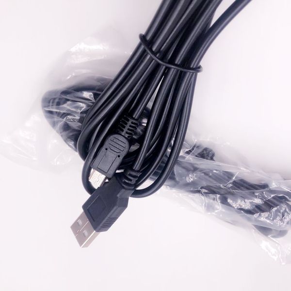 1,8 м 2,0 мини-USB-кабель для зарядки, зарядный шнур с магнитным кольцом для беспроводного контроллера Sony PS3