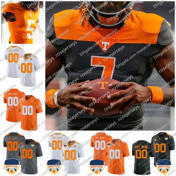 Custom 2023 Vols Tennessee Volunteers 7 Джо Милтон III Кондридж Холлоуэй 5 Хукер 11 Хаятт 16 Мэннинг Любое имя Номер Мужчины Женщины Молодежные футбольные майки S-4XL