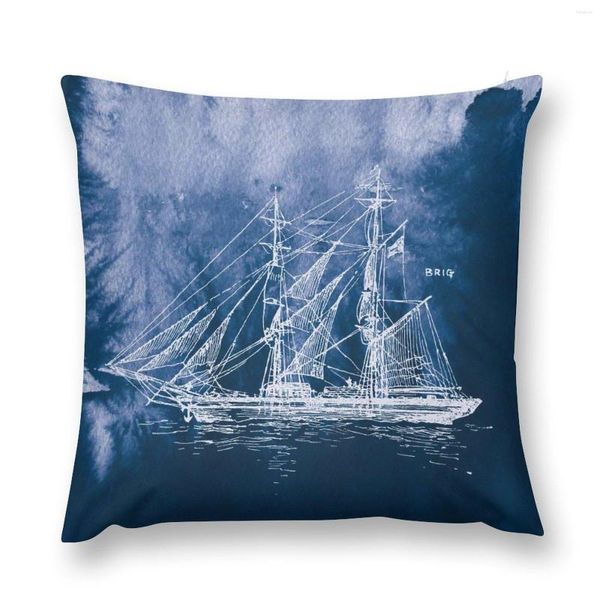 Cuscino per plancia marinaio, decorazione per la casa, barca nautica, divano, 45 x 45 cm