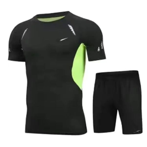 Ginásio NK designer de roupas esportivas masculinas primavera e outono roupas esportivas masculinas 2XL tecnologia fina jaqueta de corrida conjunto de 5 peças de roupas esportivas de mangas compridas e curtas