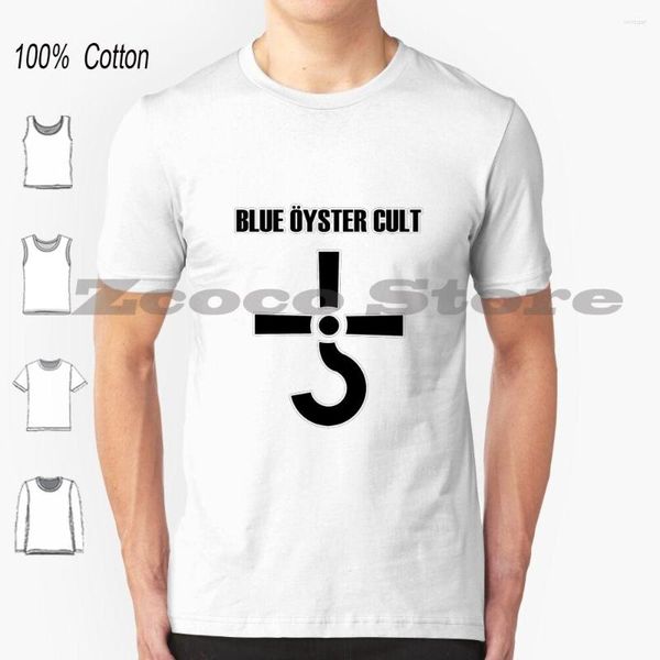 Herren T-Shirts Blue Oyster Cult Shirt Baumwolle Bequem und hochwertig