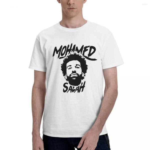 Herren T-Shirts Ägypten Mohamedss und Salahss 14 Fußballmannschaft Bewegung Titel klassische T-Shirts Vintage Reise USA Größe
