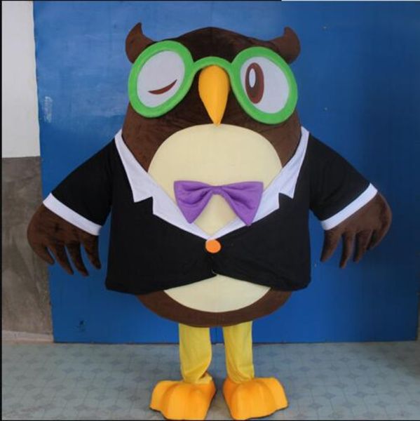 Costume della mascotte del GUFO Mascotte degli uccelli del GUFO per i costumi del fumetto del vestito operato dal partito di Halloween Purim per adulti
