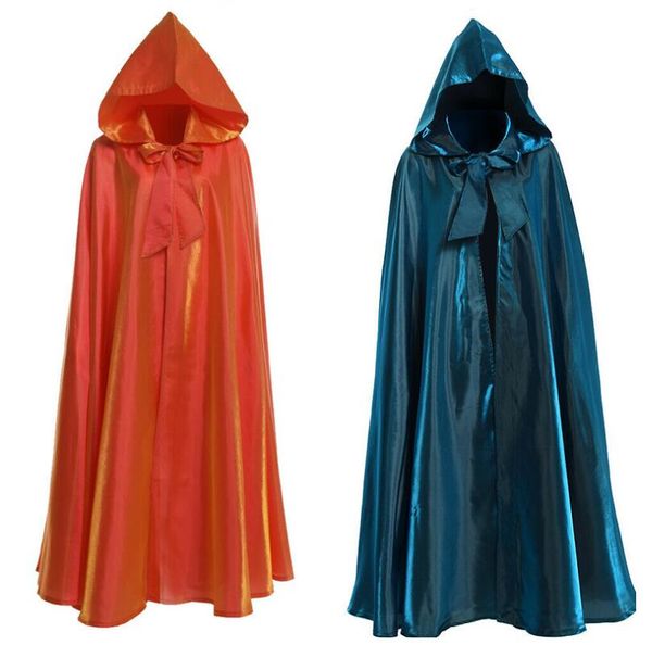 Halloween cosplay deah manto festa traje fantasia adulto assistente longo robe vinatge medieval capa traje roupas